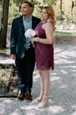I ended up picking this dress for my small court wedding and couldn't be happier. Color was great, fit was nice and snug but not too tight. - Olga G.