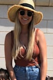 So soft, stretchy, and flattering! Love this top tucked into my fave bf jeans. So summery and cute!! - Kailey L.