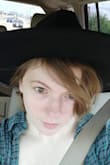 The brim was firm just like you would want in a Fall-style hat like this. You could wear it up from the back or it even looks good narrowed down over your eyes. It's definitely a statement so prepare yourself for complements. Perfect for my trip to Salem! - Samantha L.