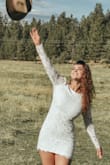 I love this dress! I bought it for my graduation this fall. I think it is a great length, great fit, and I loveeee the open back. - Claire S.