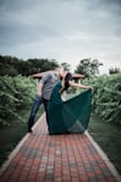 I wore this dress for my engagement photos. I love the fit and it was so comfy! I hope I have another event where I can wear it!
(Photos are all credit of Chickadee Photography and Design) - Monika P.