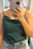 Love this silk bodysuit. You can dress it up or down. Super comfy and true to size! - Nida A.