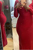This is such a beautiful dress. I have large hips and I was afraid it wouldnt fit but still happy about the size. Will just need to lose few pounds and it would be perfect. I wish the dress had a zipper though. But overall great quality, the colour is beautiful as well. Cant wait for activities to resume, would be great for a gala.Lulu is by far the best online experience I had: quality, size, delivery. Not giving 5/5 because I  Live in Canada and have to pay custom fees. Nothing to do with the dress haha - Amanda M.