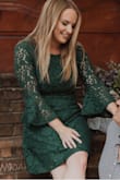 I wore it on my engagement shoot and it is such a flattering dress. - Brooke E.