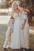 I had been searching for a wedding dress for months. It was supposed to be a casual wedding in the park, nothing fancy. I ordered a $35 dress on amazon that I was convinced I'd wear, then I figured why not try a few on from Lulu's. The return policy and the free shipping for returns sold me. I ordered 4 dresses, loved them all but this one took my breath away!!! It totally stepped up the elegance of my wedding and it was absolutely perfect! If not this one, definitely order from Lulu's!! - Cara C.