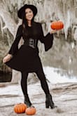 I got this dress for a Halloween photo shoot. I loved this style because I knew I could wear it again after for different occasions. Fits great and very flattering! - Hannah R.