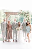 I loved the dress it fit perfectly. The front has a little flap that kept falling down but I used some two sided tape and it was fine. Loved it! - Gissel C.