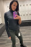 Totally my new fave top. Sets nicely, flattering, super soft. All I ever wanted in a turtleneck!!! - Jazzlyn G.