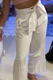 I had Free People pants just like these that got too worn that I absolutely loved, so I was hesitant to buy these... but I LOVE them. They are so flattering and not see through like I anticipated them to be. - Samantha W.