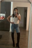 I love these boots so much. They go with anything and look so stylish.  I'm size 7 and these fit true to size. - Jing W.