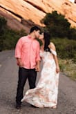 I used this dress for my engagement shoot and it was perfect. I felt very beautiful in it and it fit perfectly. Perfect soft flowy fabric. Super flattering! - Jessica S.