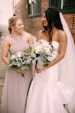 Dress was extremely comfortable all night. I ordered a size M, and found it to be a little tight in the ribcage, but I was definitely still able to breathe, eat and dance all night! I had to get the length hemmed due to my height, but other than that, it worked great! - Chelsea N.