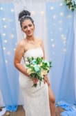 Simple yet stunning.  Caught the attention of everyone. This was a backup dress but I fell in love - Leonarda V.