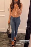 Fit perfect and has some stretch! Also the denim has a nice rich color to them. Would buy again - Louisa C.