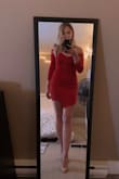 Bought this dress in red last year for my work Christmas party and got tons of compliments! It's also my most-liked photo on Instagram and back when I was on tinder, I received tons of messages about it too. I loved it so much that I had to order it in black as well! The material is super thick, making it a great choice for events taking place in cooler months. - Laura M.