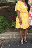 Everyone complimented it. I love that its a wrap dress so I can adjust it. It is such a nice color. You may need to wear something inside but other than its perfect. I absolutely love it! - Eliza V.