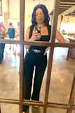This jumpsuit was amazing!! I rarely ever am able to get jumpsuits/rompers because I am so tall! This romper is a MUST! It hugged all my curves in just the right way! Perfect for wine tasting! - Jen C.