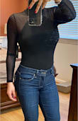 It's very comfy. Good fabric material! - Maria C.
