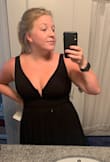 This was actually the 4th dress I bought from Lulus in the hopes I would find one that fit. I normally wear a M or L and had to get an XL in this, and I'm sure glad I did! I have broader shoulders from years of swimming and a wide rib cage and it just fits. It's very pretty and will be perfect for the wedding I have. - Haley W.