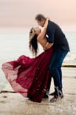 I ordered this dress for my engagement pictures and it was incredible it has the perfect amount of flowiness and it's light and gorgeous and fits amazing - Louisa S.