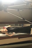 This dress is stunning. It is sleek. I love the feel of the fabric and the shine. It is really long! Definitely need heels or some altering. - Jamie I.