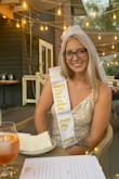 Seriously loved this dress! I ordered it for my Bachelorette party, and even though it wasn't true white (more silver and nude underneath) it stood out so beautifully! I got so many compliments on it. It was very comfortable and I loved that it wasn't super tight and restricting. - Amanda R.