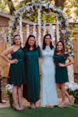 This dress fit like a glove, it was so comfortable!! Wish I didn't have to cut it. - Katherine M.