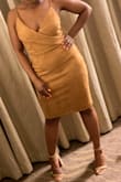 I would not change a thing about this dress! It it fit like a glove else. - Stephanie L.