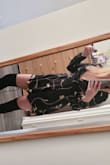I can not WAIT until its cool enough in Texas to wear this outfit. I feel like I can take on the world. The dress is short but this combination is 100%. Very low cut. I was actually wearing a swimsuit top in this picture. - Nicole L.