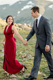 Wore this for my engagement photos and it was stunning, going to wear it for my rehearsal dinner and maybe on our honeymoon! I had to get it hemmed of course and it's not very flowy- like let's say you wanted photos where the dress flows behind you we couldn't make that happen haha, but I love it and recommend it regardless! - Alexis B.
