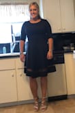 This dress was perfectly classy and super stretchy! My friend said it looked very expensive!! - Myriah J.