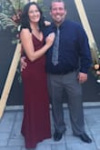 I originally ordered a small in this dress and it didn't fit perfectly in the chest for me, I am on the small end. I reordered it in an xs and it fit like a glove. I didn't have to wear a bra. The color is absolutely beautiful and I felt beautiful for a friend's wedding! - Christina S.