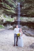 I'm a COVID bride, so we moved our wedding to a state park with just immediate family. This dress was perfect for it. So classy, pretty, and yet simple enough for a casual wedding. It's also very comfortable! - Emily N.