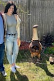This sweater is so comfy and fit perfect on a cool September afternoon/evening by the fire. I loved how it fit and my only gripe would be I wish it came with a belt! Otherwise it is so cute. I love it! - Katie C.