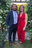 I LOVE this jumpsuit. I got so many compliments at a recent wedding I attended. It is so comfy and overall fits true to size. I had to get the legs slightly hemmed and the straps slightly taken in. I would highly recommend this jumpsuit to anyone looking to go a little bold and to get that "wow" factor! It's super flattering! - Joelle S.
