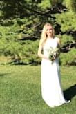 This dress made me feel so comfortable and our day so special! Loved it!!! Thank you! - Sylvie L.