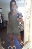 Love this romper! It's such a cute, easy outfit for the warmer weather. Fits great, has pockets, really comfy and flattering, and I love the little keyhole button closure detail on the back. Sadly it's getting to be too chilly to wear for much longer in my part of the world, but I know I'll be wearing this all the time next spring/summer. I think a small would have been too big for me around the shoulders, so I'm glad I got an XS. - Elizabeth H.