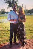 The dress fit great! Despite the reviews saying it ran long, it hit perfectly for me. It was casual enough for a barn wedding I attended in Kentucky but can definitely be dressed up as well! Would highly recommend! - Jen B.