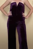 This jumpsuit is amazing! It is super comfortable and light. It seems like it would be a heavy material but it is not at all. Perfect for a fall wedding! The length is just right, even if you want to wear heels. - Mariah J.