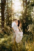 This was such a fun dress to wear to my engagement photoshoot! You feel like a princess in it. The only thing was I had to re-tie the dress multiple times throughout the shoot to ensure it stayed put. Other than that, it was beautiful and I got some neat shots in it! - Anna K.
