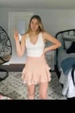 I love this top. It's super comfortable but can have a little side boob if you have a bigger back. Other thank that's it perfect!! - Grace R.