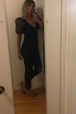 About as comfortable a heel can be. The straps (longer than necessary but look cute) aid in secure fit and ease of walking. Height isn't too over the top either for being tall as is (5'9). - Amy L.