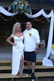 The material was amazing! It fit me perfectly! I ordered it a day before my wedding! So comfortable! Loved not having to wear a bra with this dress. - Amanda B.