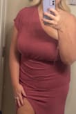 I wasn't expecting a pinkish mauve colored dress. But the dress was good quality but not really a curvy girl dress - Suzi H.