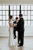My husband and I had to reschedule our big wedding celebration for next year, but still had an intimate ceremony this year.  This dress was absolutely perfect.  Simple, elegant and comfortable!  Received MANY compliments! Photo credit to Brandi Doleman Photography - Genevieve S.
