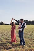 Wore it for a family photo shoot! Fits true to size, not too long and very flattering - Kendall R.
