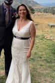 I did not want to spend a lot of money on a dress for my micro destination wedding! This was my perfect solution. Didn't even require alterations! - Samantha C.