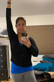 I love this sweater. The texture is amazing, the cut of the neckline is exactly what I wanted, but....
I'm not a fan of recent trends where shirts show a little midriff. I wanted a normal length sweater to layer for work/going out. And this is almost comically too short. Not just in the torso, the sleeves are almost 3/4 length. Where's the rest of this sweater?! I got a large, and everywhere else fits like I wanted. I'm NOT tall at 5'5", nor do I have extra long arms. My torso is longer than average but the picture for this shirt has the sweater tucked into pants, and there's no way. - Jessica W.