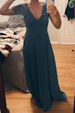 This dress is gorgeous! I felt like a damn-sea-side-goddess with it on! It was quite long on me and felt a little loose up top - however I did not mess with the corset ties in the back very much. I would have ordered a size down if I would have kept the dress however it felt more formal then I ended up needing. I marked the dress as true to size because I should have ordered a small (instead of a medium) in the first place but I think it was out of stock when I ordered. I think it's likely true to size for a medium! - Michelle T.