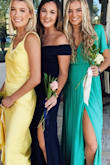 I love the color. I wore this dress for HOCO court and it looked great on and was supper light and elegant!! - Lucy F.